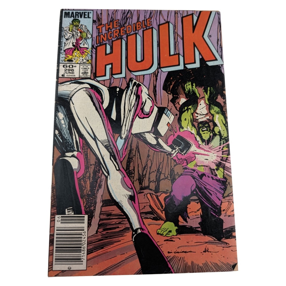The Incredible Hulk 296 1984 Marvel Newsstand Comic